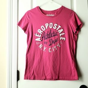 Pink Aéropostale shirt